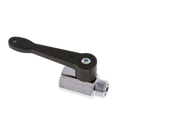 Male To Female G 3/8 inch 2-Way Brass Mini Ball Valve Long Handle 15 Bar