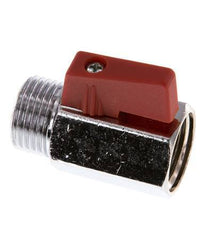 Male To Female G 1/2 inch 2-Way Brass Mini Ball Valve 15 Bar