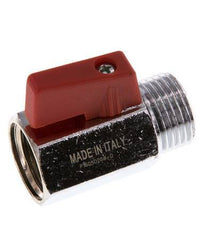 Male To Female G 1/2 inch 2-Way Brass Mini Ball Valve 15 Bar