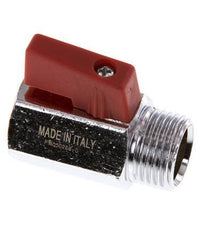 Male To Female G 1/2 inch 2-Way Brass Mini Ball Valve 15 Bar