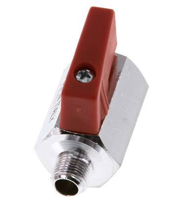Male To Female G 1/8 inch 2-Way Brass Mini Ball Valve 15 Bar