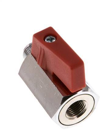Male To Female G 1/8 inch 2-Way Brass Mini Ball Valve 15 Bar