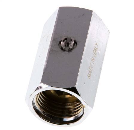 G 1/2 inch 2-Way Brass Mini Ball Valve Screwdriver Operated 15 Bar