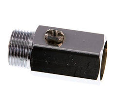 Male To Female G 3/8 inch 2-Way Brass Mini Ball Valve Screwdriver Operated 15 Bar