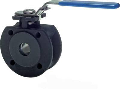 Electrical Actuated Flanged Ball Valve 2-Way DN20 PN40 Steel 24 V AC/DC
