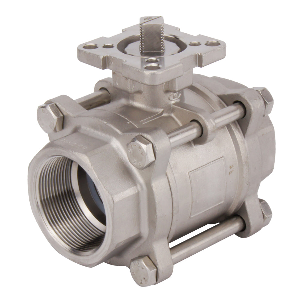 G4'' 2-Way Stainless Steel Pneumatic Ball Valve Double Acting - BL2SA3