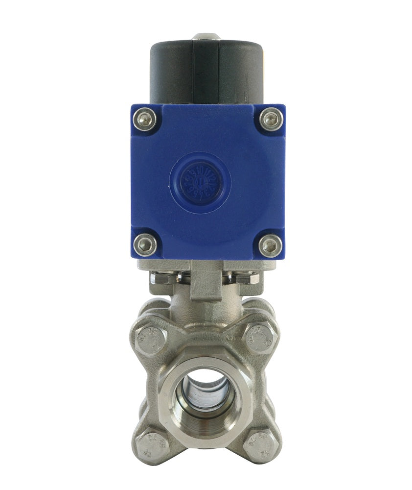 G1/2'' 2-Way Stainless Steel Pneumatic Ball Valve Spring Closed - BL2SA3