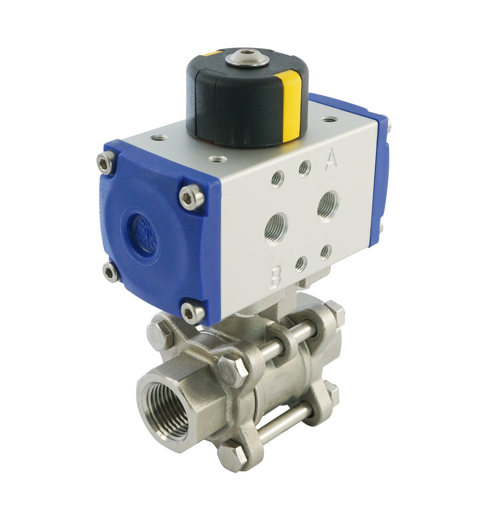 G3/8'' 2-Way Stainless Steel Pneumatic Ball Valve Double Acting - BL2SA3