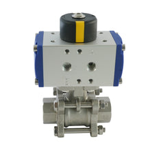 G3/4'' 2-Way Stainless Steel Pneumatic Ball Valve Spring Closed - BL2SA3
