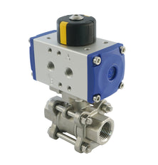 G1'' 2-Way Stainless Steel Pneumatic Ball Valve Double Acting - BL2SA3