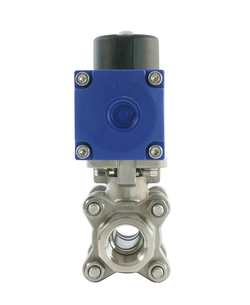 G3/8'' 2-Way Stainless Steel Pneumatic Ball Valve Double Acting - BL2SA3
