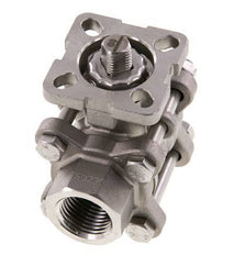 G1/2'' 2-Way Stainless Steel Ball Valve 3-Piece Full Bore ISO-Top - BL2SA3