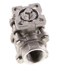 G1'' 2-Way Stainless Steel Ball Valve 3-Piece Full Bore ISO-Top - BL2SA3