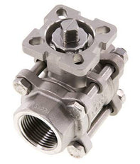 G1'' 2-Way Stainless Steel Ball Valve 3-Piece Full Bore ISO-Top - BL2SA3