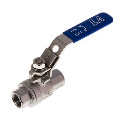 G 3/8 inch PN 63 2-Way Stainless Steel Ball Valve
