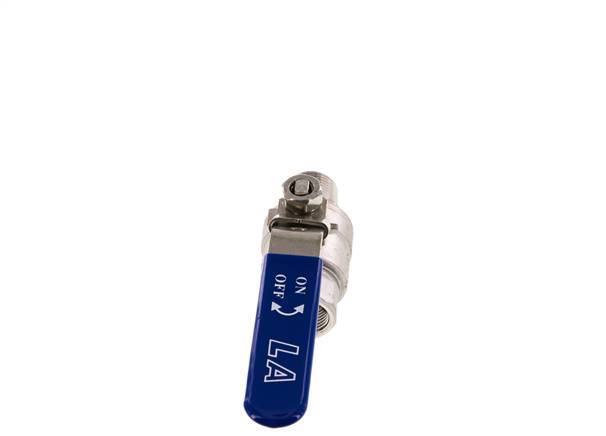 Male To Female R/Rp 3/4 inch PN 63 2-Way Stainless Steel Ball Valve