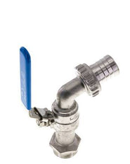 G 1 inch Stainless Steel 2-Way Faucet Ball Valve