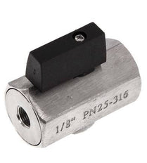 G 1/8 inch 2-Way Stainless Steel Mini Ball Valve 25 Bar