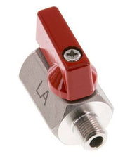 Male To Female G 1/8 inch 2-Way Stainless Steel Mini Ball Valve 63 Bar