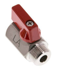 Male To Female G 3/8 inch 2-Way Stainless Steel Mini Ball Valve 63 Bar