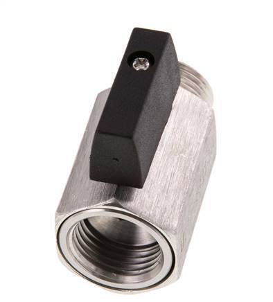 Male To Female G 1/2 inch 2-Way Stainless Steel Mini Ball Valve 25 Bar
