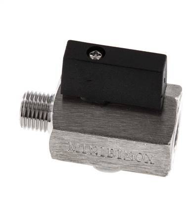 Male To Female G 1/4 inch 2-Way Stainless Steel Mini Ball Valve 25 Bar