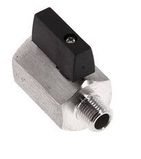 Male To Female G 1/4 inch 2-Way Stainless Steel Mini Ball Valve 25 Bar