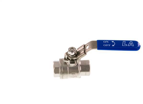 G1/2'' 2-Way Ball Valve Stainless Steel PTFE 63 bar - BL2SM