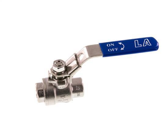 G1/4'' 2-Way Ball Valve Stainless Steel PTFE 63 bar - BL2SM