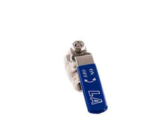 G1/4'' 2-Way Ball Valve Stainless Steel PTFE 63 bar - BL2SM