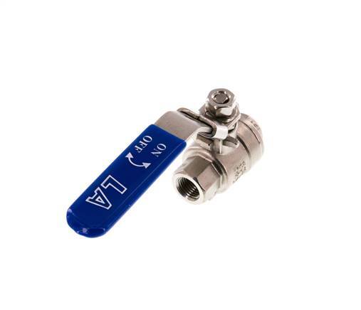 G3/8'' 2-Way Ball Valve Stainless Steel PTFE 63 bar - BL2SM