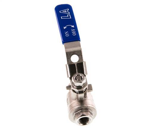 G3/8'' 2-Way Ball Valve Stainless Steel PTFE 63 bar - BL2SM