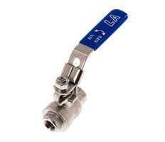 G3/8'' 2-Way Ball Valve Stainless Steel PTFE 63 bar - BL2SM