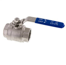 G1-1/2'' 2-Way Ball Valve Stainless Steel PTFE 63 bar - BL2SM