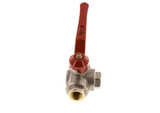 G1/2'' 3-way L-port Ball Valve Brass PTFE/NBR 50 bar - BL3BM