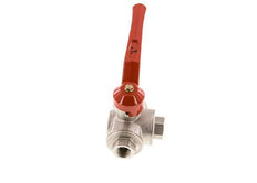 G3/8'' 3-way L-port Ball Valve Brass PTFE/NBR 55 bar - BL3BM