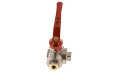 G1/4'' 3-way T-port Ball Valve Brass PTFE/NBR 55 bar - BL3BM