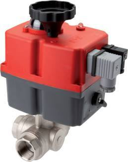 G4'' L-port 24-240V AC/DC 3-Way Stainless steel Ball valve