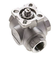 G1/2'' T-port 3-Way Stainless Steel Ball Valve ISO-Top 63bar - BL3SA