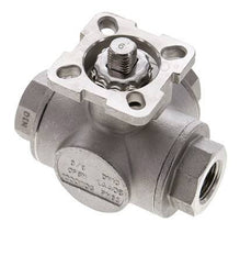 G3/8'' T-port 3-Way Stainless Steel Ball Valve ISO-Top 63bar - BL3SA