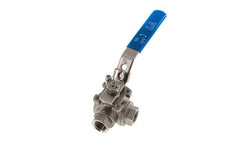 G 1/2 inch 3-Way L-port Stainless Steel Ball Valve