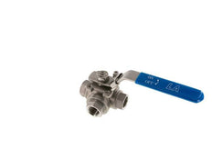 G 1/2 inch 3-Way L-port Stainless Steel Ball Valve