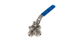 G 1/4 inch 3-Way L-port Stainless Steel Ball Valve