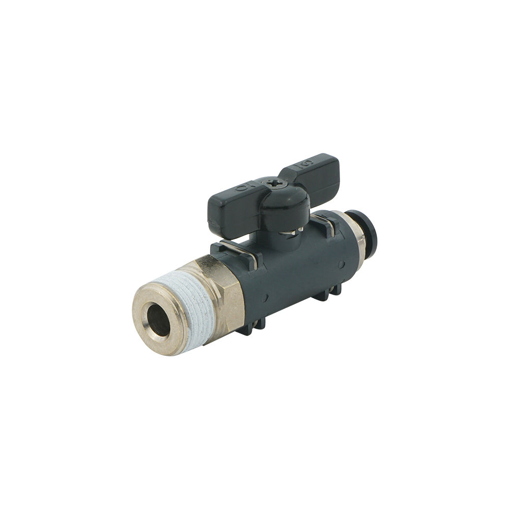 8mm - R1/4" Straight 2-Way Ball Valve Series 20