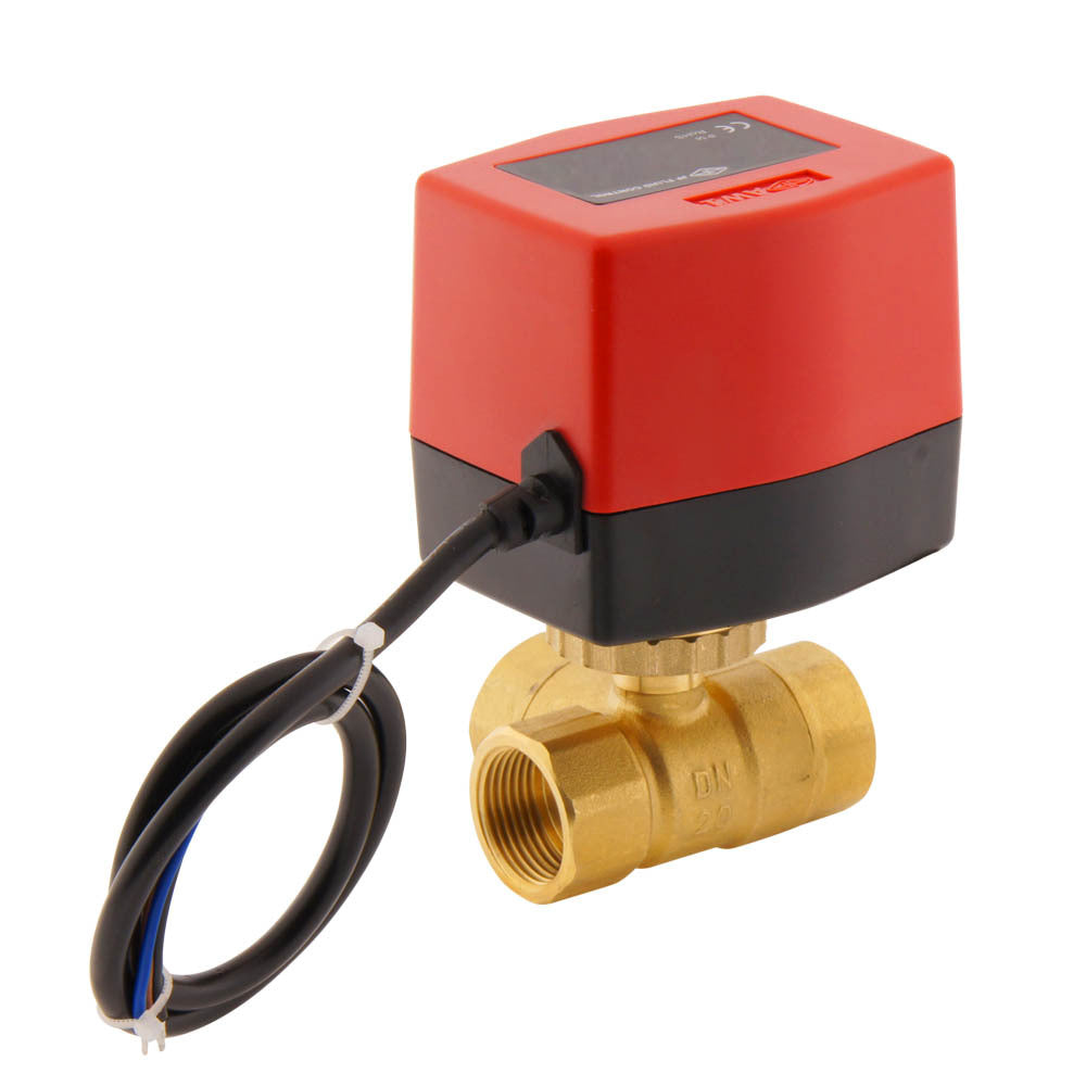 Electrical Ball Valve BW3 3/4'' 3-way 230V AC relay