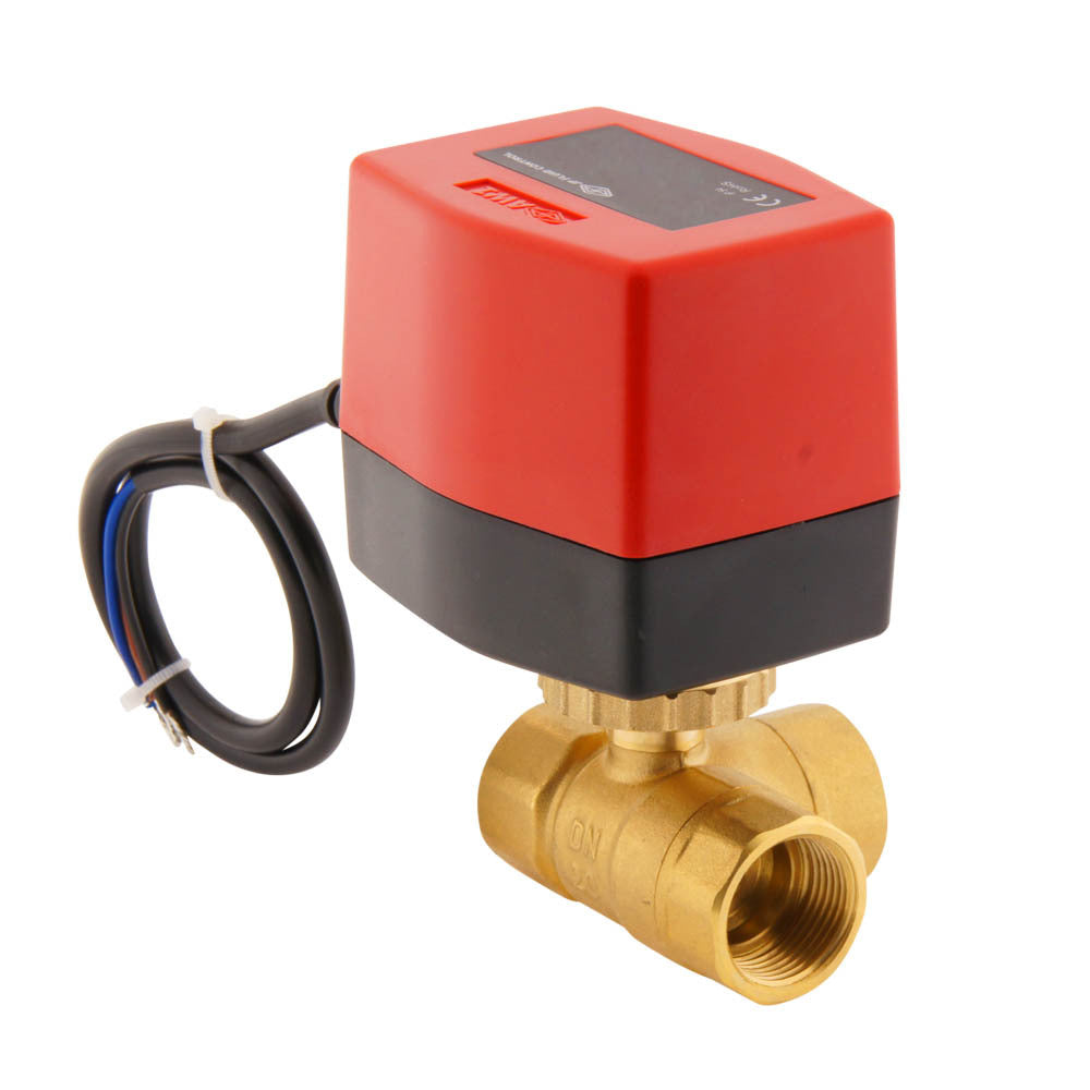 Electrical Ball Valve BW3 3/4'' 3-way 230V AC relay