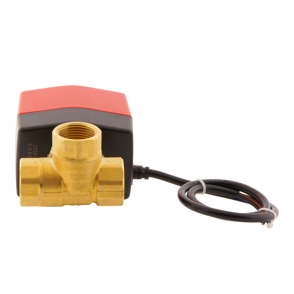 Electrical Ball Valve BW3 3/4'' 3-way 12V DC 3-point