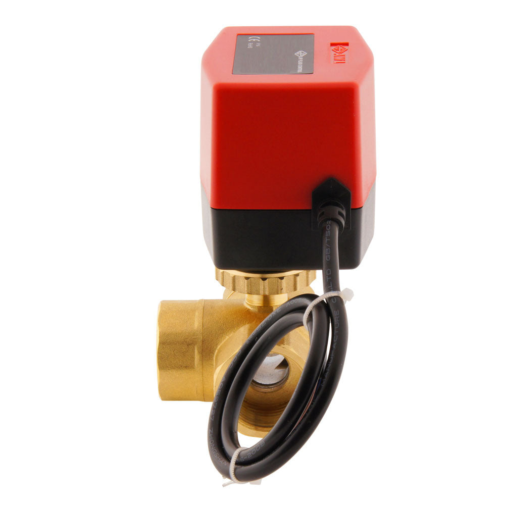Electrical Ball Valve BW3 1'' 3-way 24V DC relay