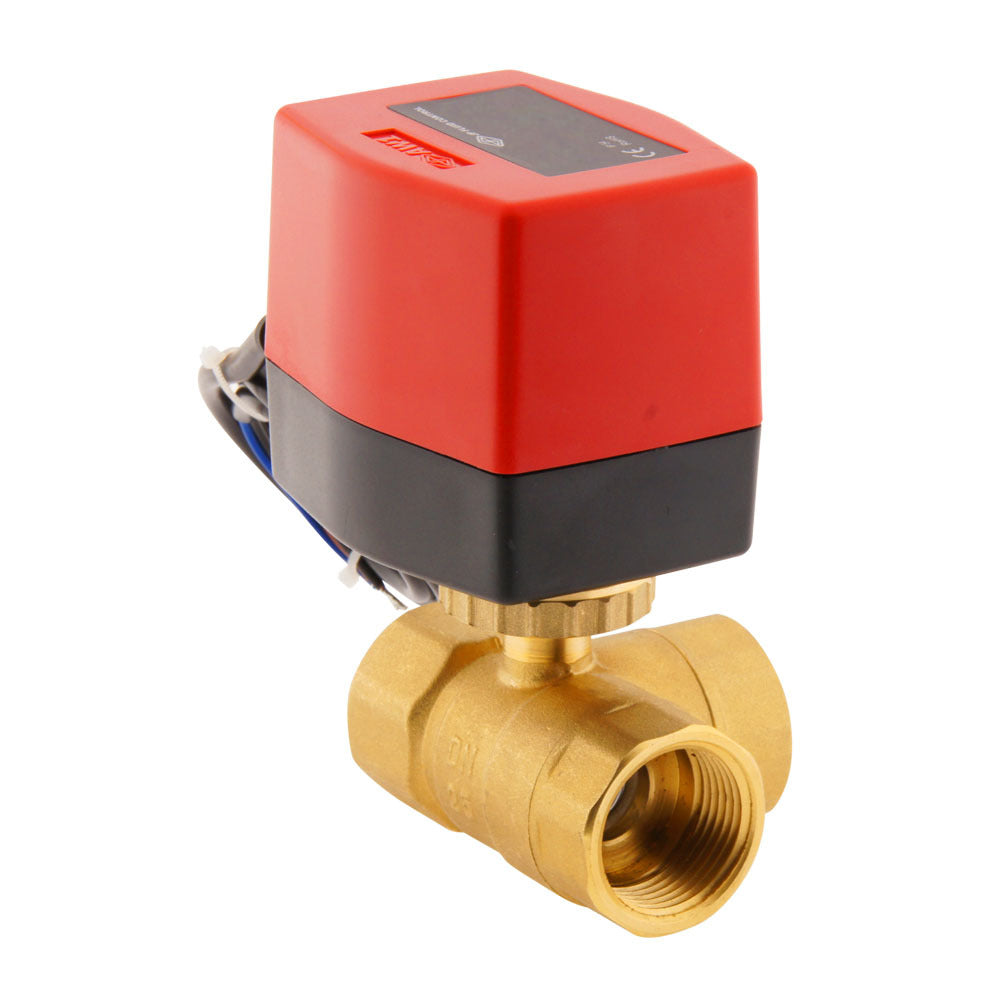 Electrical Ball Valve BW3 1'' 3-way 12V DC relay