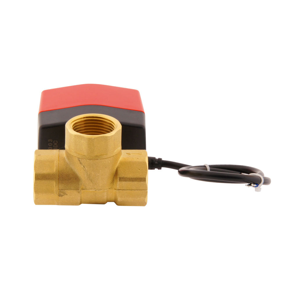 Electrical Ball Valve BW3 1'' 3-way 120V AC relay
